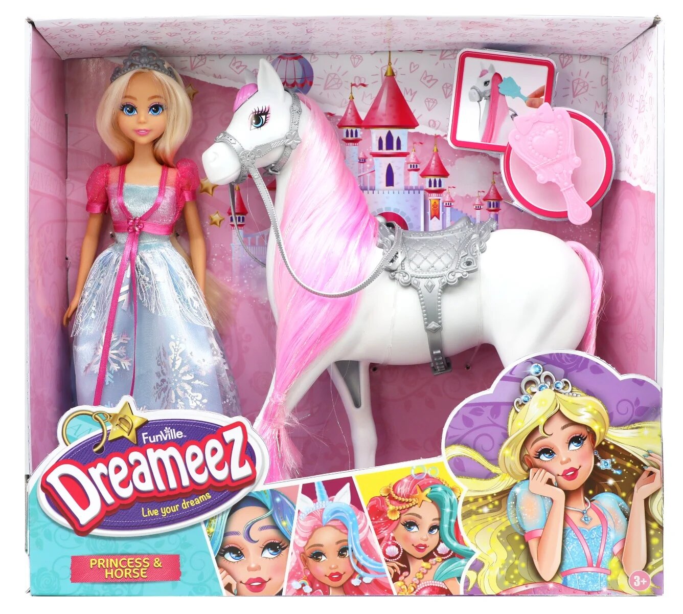 Dreameez Set de joaca papusa si cal