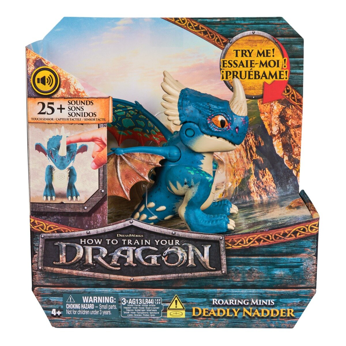DreamWorks Dragons Figurina cu efecte sonore Roaring Minis Deadly Nadder 20153012