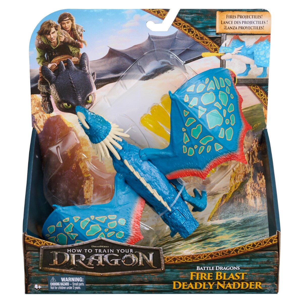 DreamWorks Dragons Figurina cu sunete Fire Blast Deadly Nadder 20151288