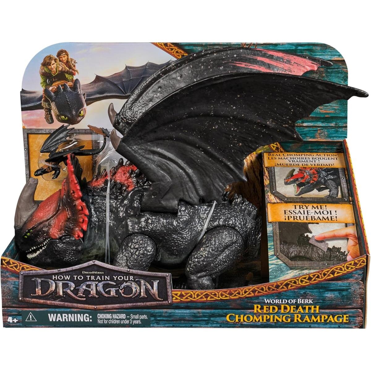 DreamWorks Dragons Figurina dragon Red Death Chomping Ramoage 6072650