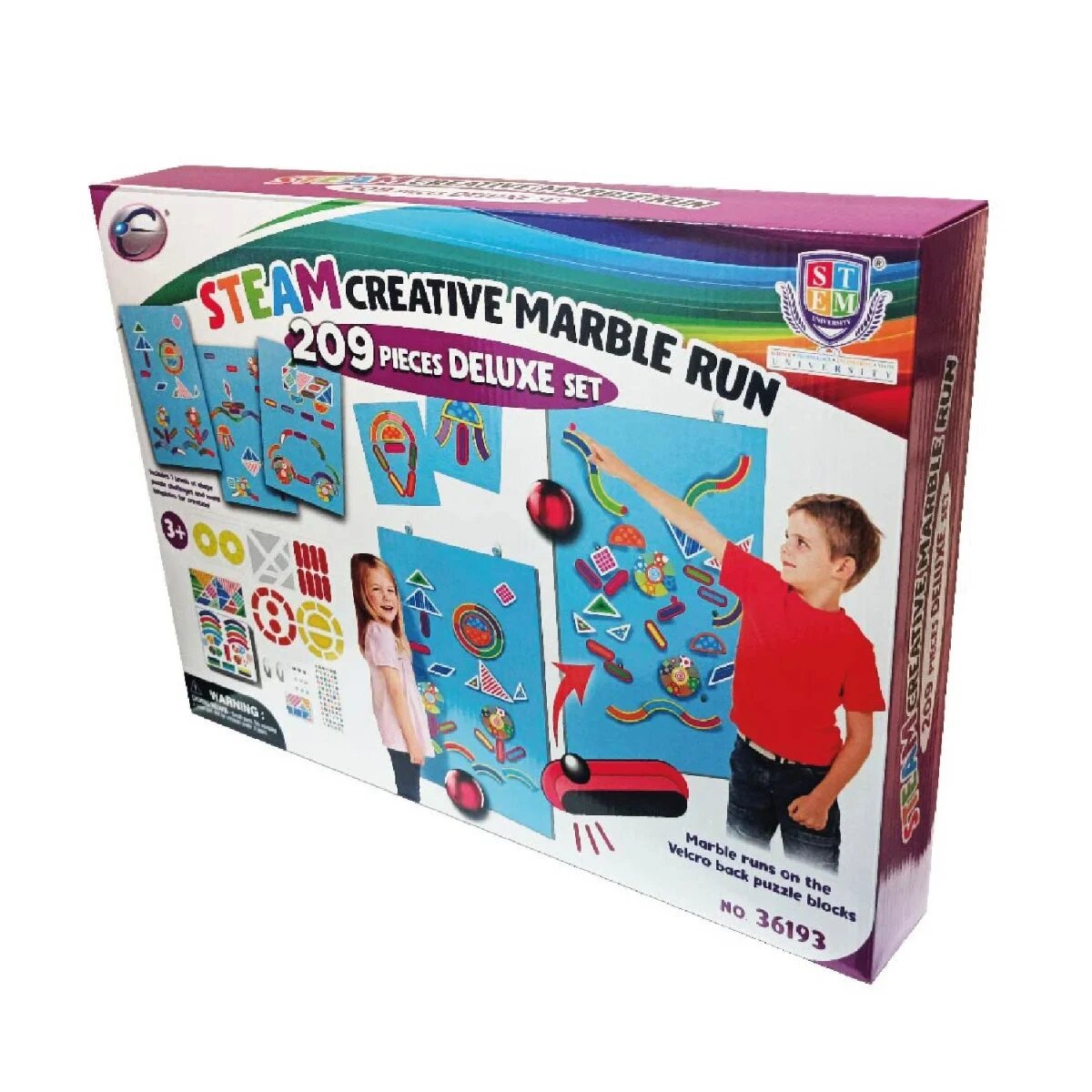 Eastcolight Set creativ Marble Run Deluxe 209 piese