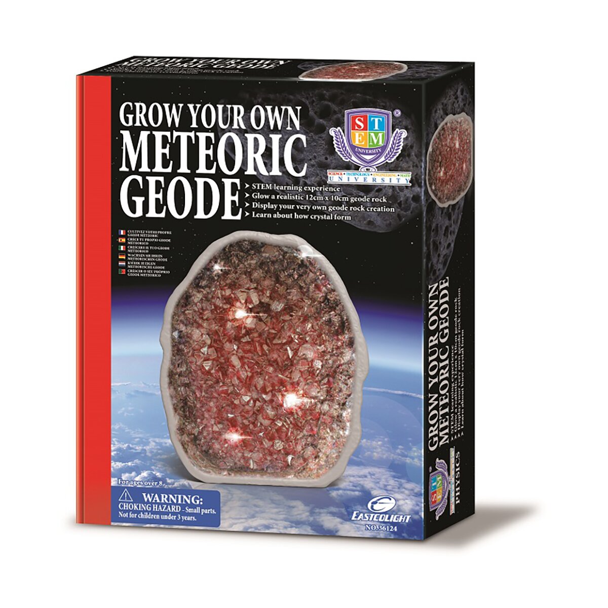 Eastcolight Set - Dezvolta propriul Meteoric Geode Rosu
