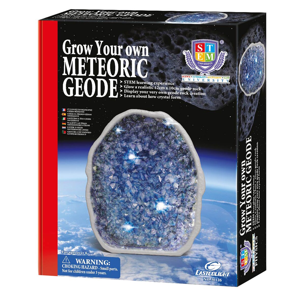 Eastcolight Set educativ Creeaza o geoda meteorica Albastru