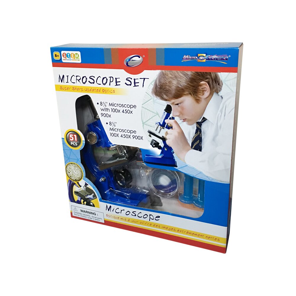 Eastcolight Set Microscop 100/450/900X 51 piese