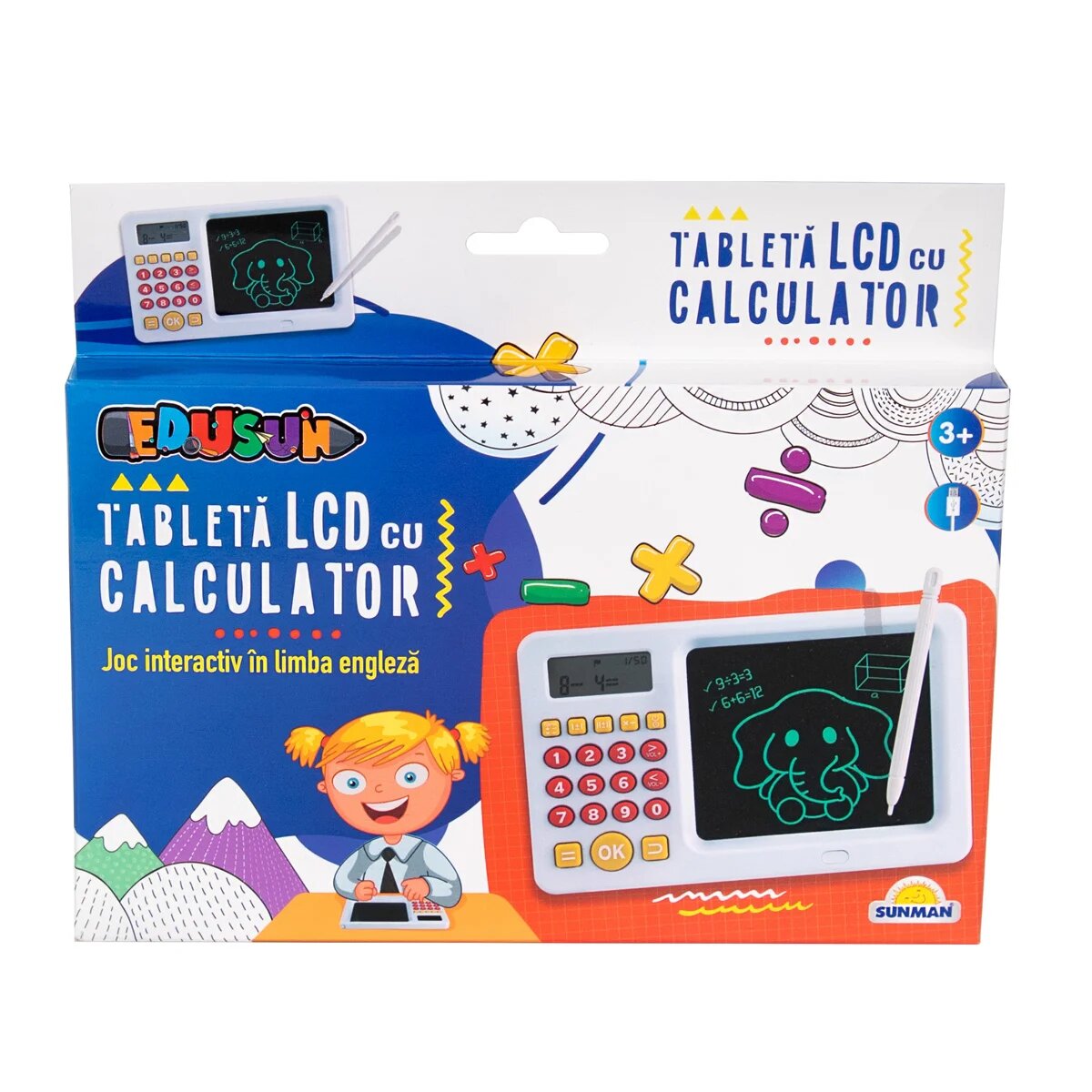Edu Sun Tableta digitala LCD cu calculator