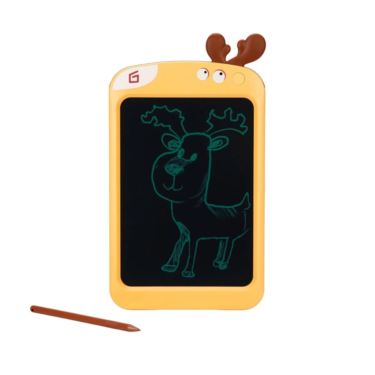 Edu Sun Tableta digitala LCD pentru scris si desen 8.5 inch Caprioara Portocaliu