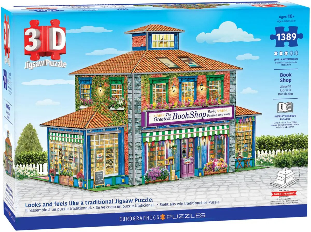 Eurographics Puzzle 3D Librarie 1389 piese