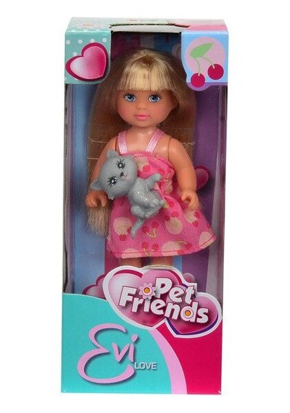 Evi Love Papusa cu pisica 12 cm