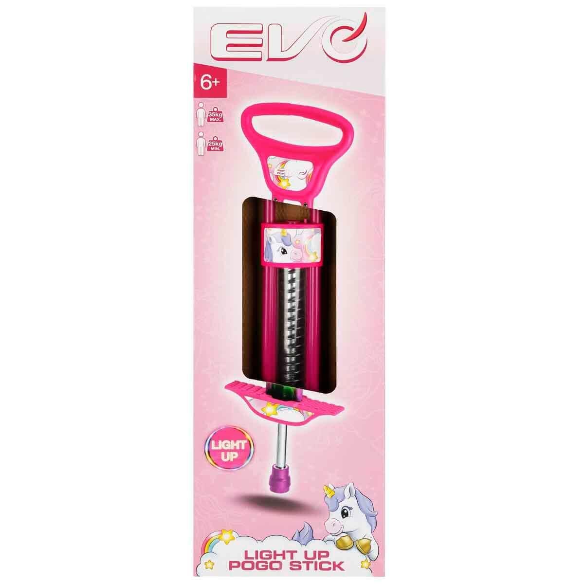 Evo Pogo Stick cu lumini Unicorn