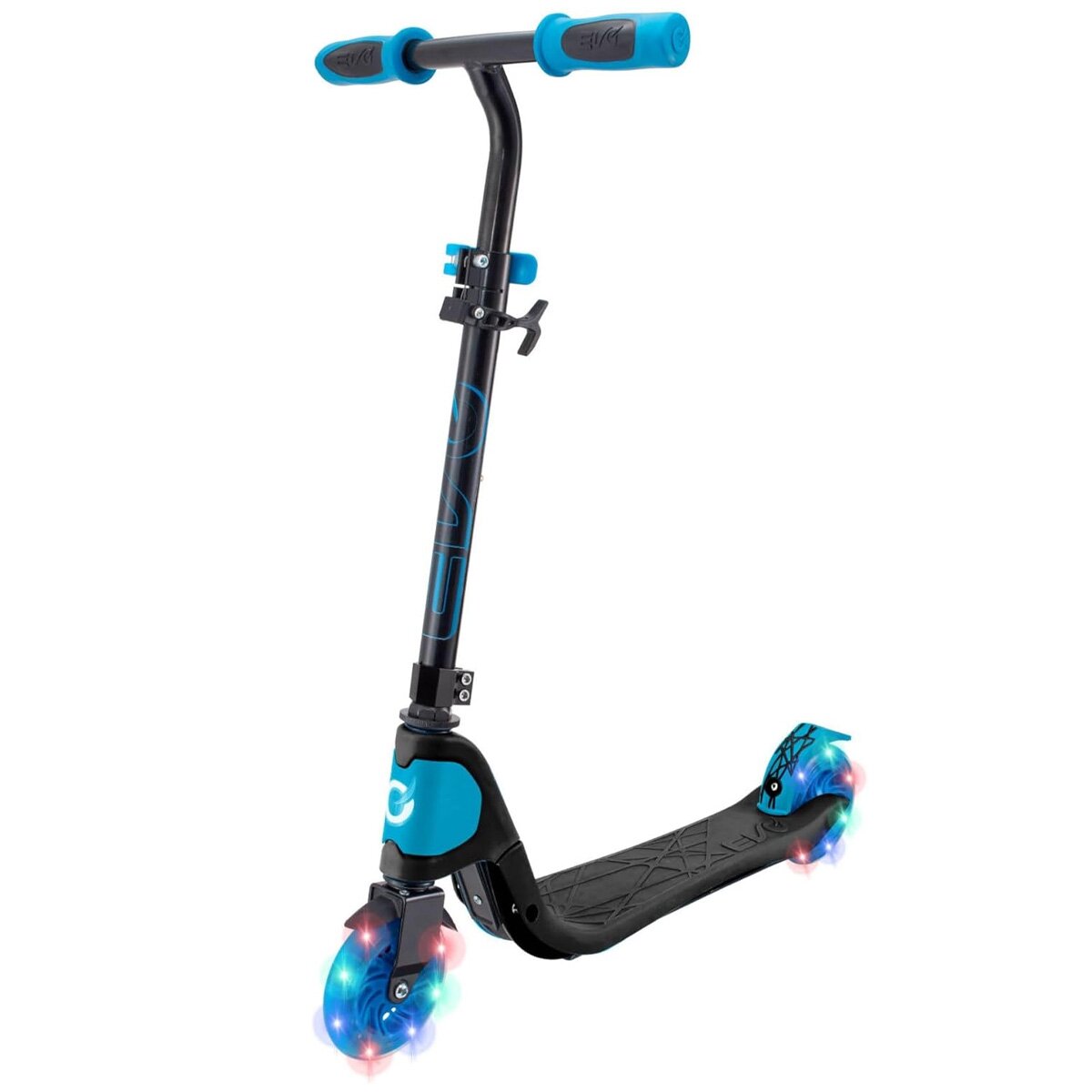 Evo Trotineta cu 2 roti lumini pliabila Light Speed Albastru
