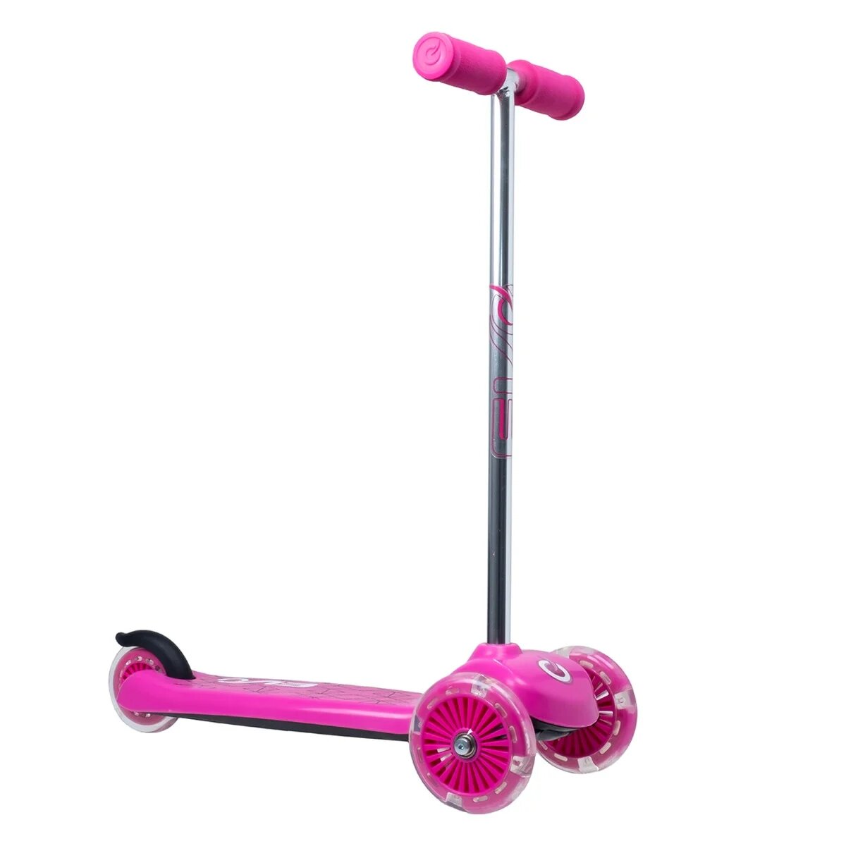 Evo Trotineta cu 3 roti lumini Light Up Move n Groove Roz
