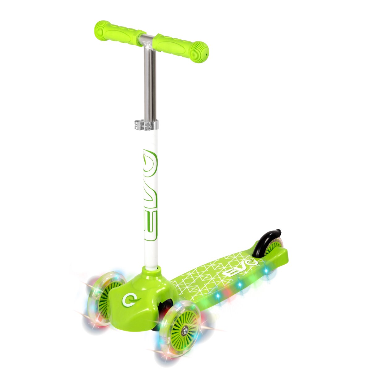 Evo Trotineta cu 3 roti lumini Light Up Move n Groove Verde