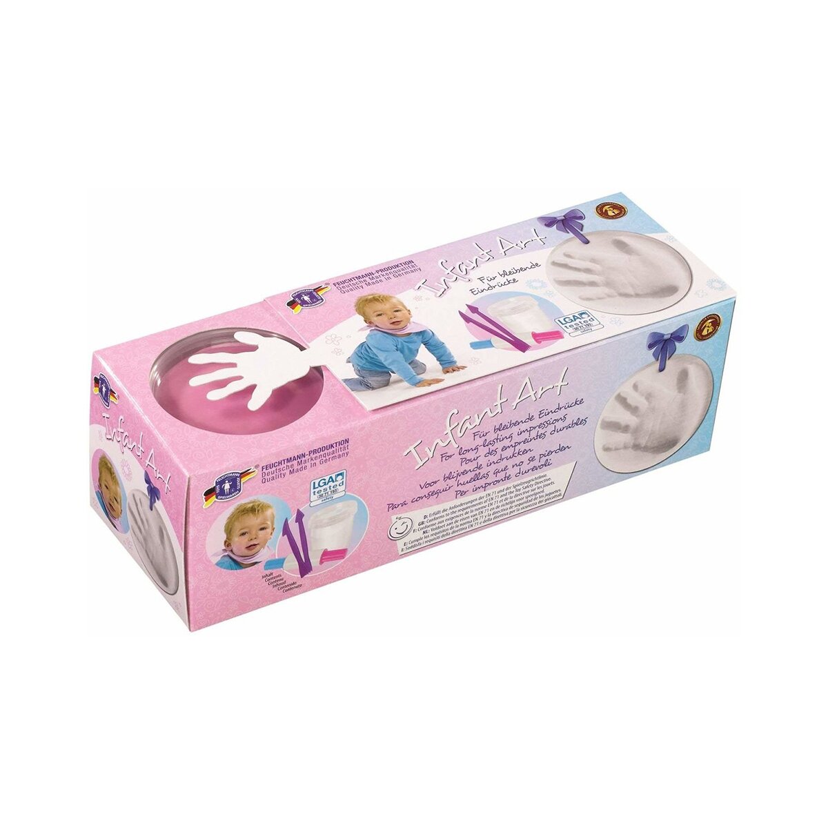FEUCHTMANN Kit amprenta bebelusi Roz