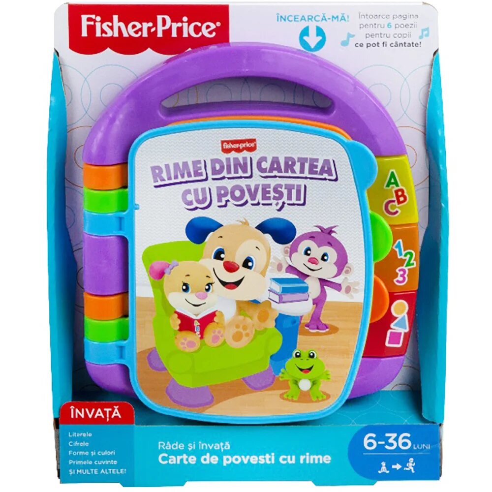 FISHER PRICE Carte cu povesti muzicale Limba Romana DKJ99
