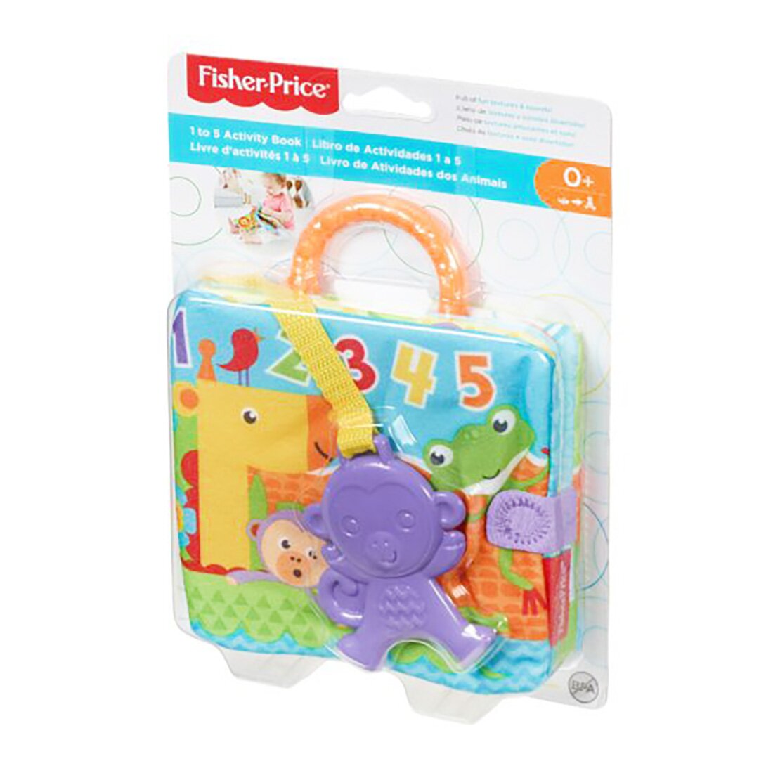 FISHER PRICE Carte educativa moale cu activitati 5 in 1 FGJ40
