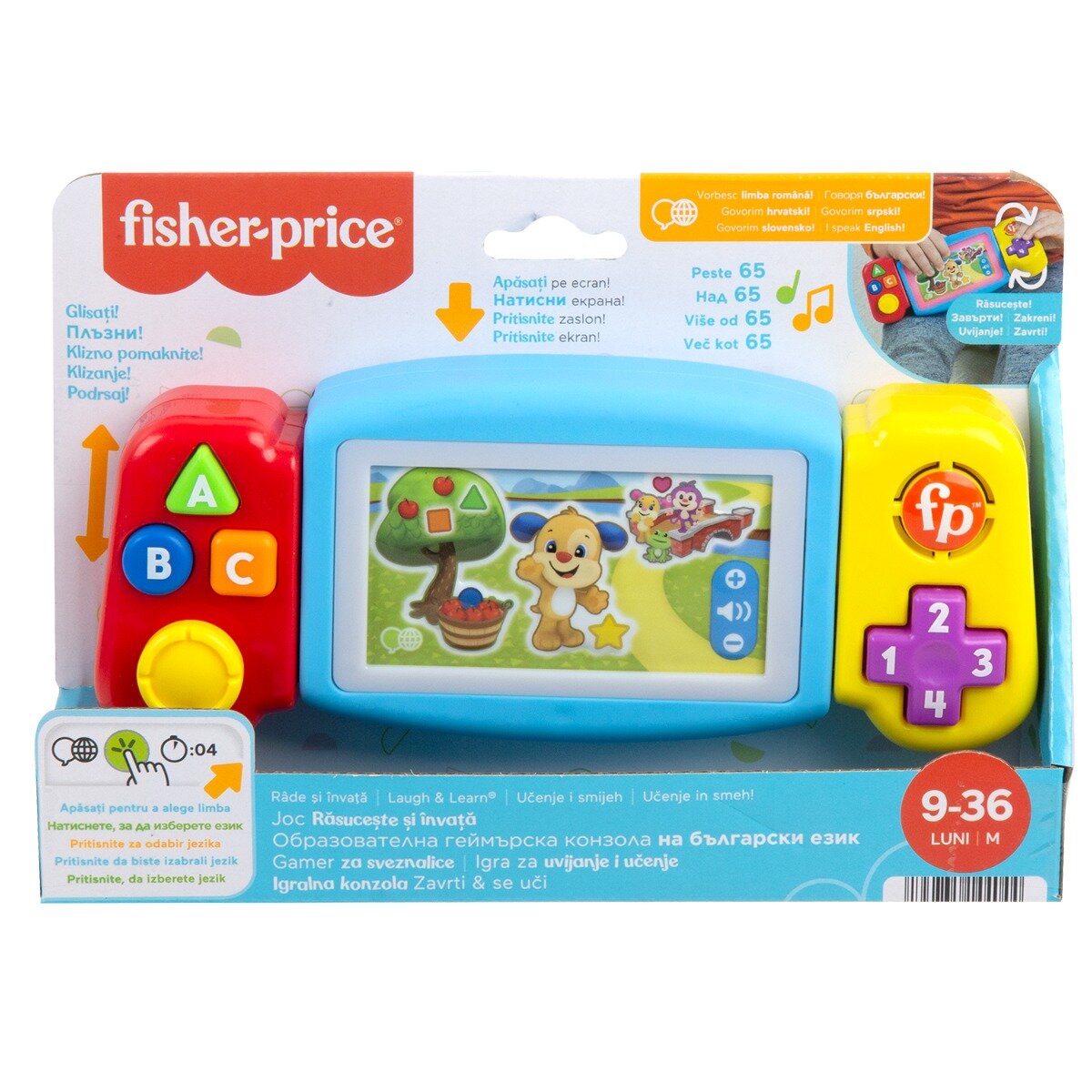 FISHER PRICE Consola de jocuri interactiva Rasuceste si invata HNL56