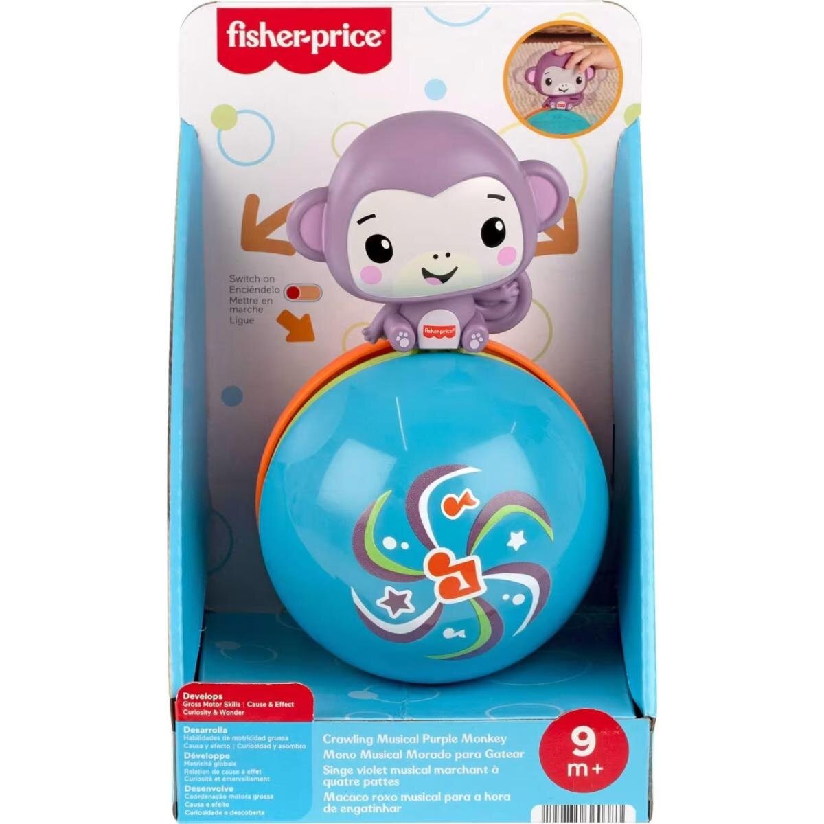 FISHER PRICE Jucarie bebelusi Crawling Musical Monkey JLB95