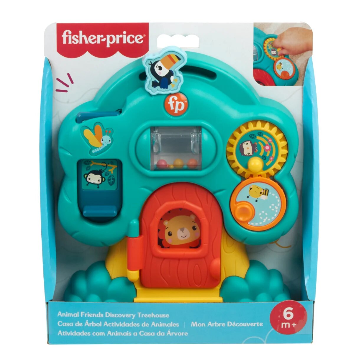 FISHER PRICE Jucarie cu activitati Animal Friends Discovery Casa din copac HXK34