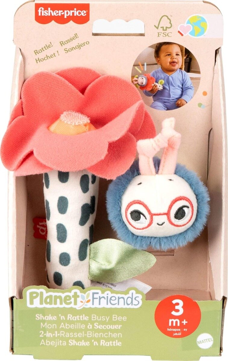 FISHER PRICE Jucarie zornaitoare Albinuta cu floare HYR56
