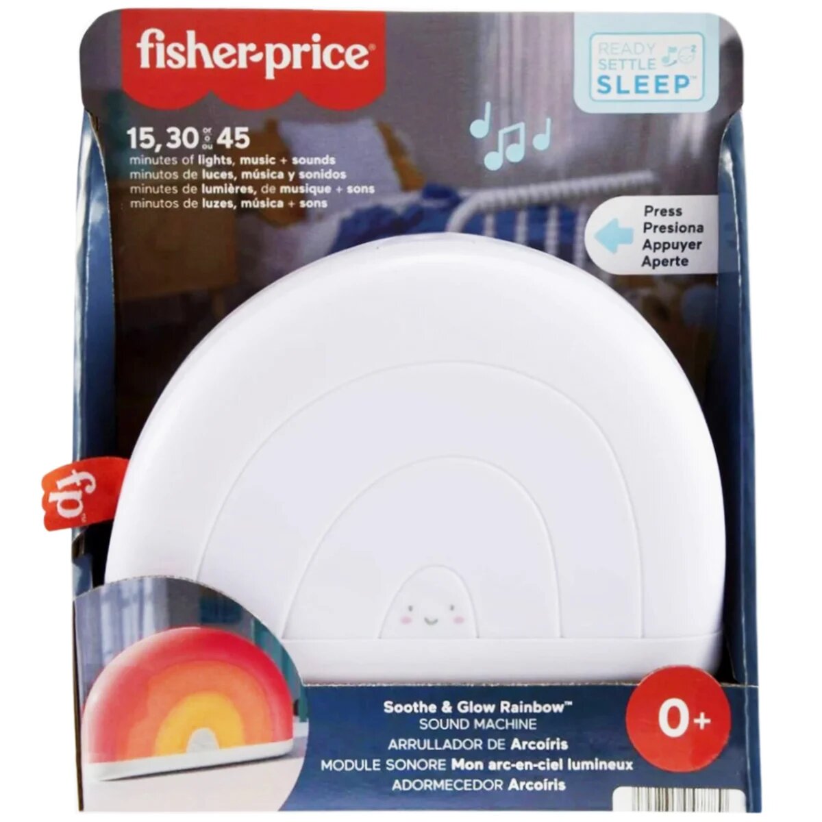 FISHER PRICE Lampa de veghe cu sunete Curcubeu HGB91
