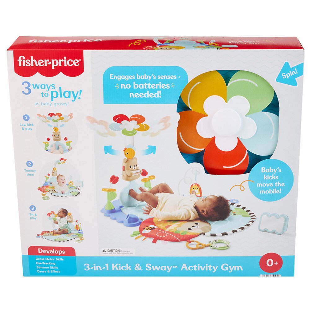 FISHER PRICE Saltea de activitati 3 in 1 Kick and Sway Activity Gym HYR60
