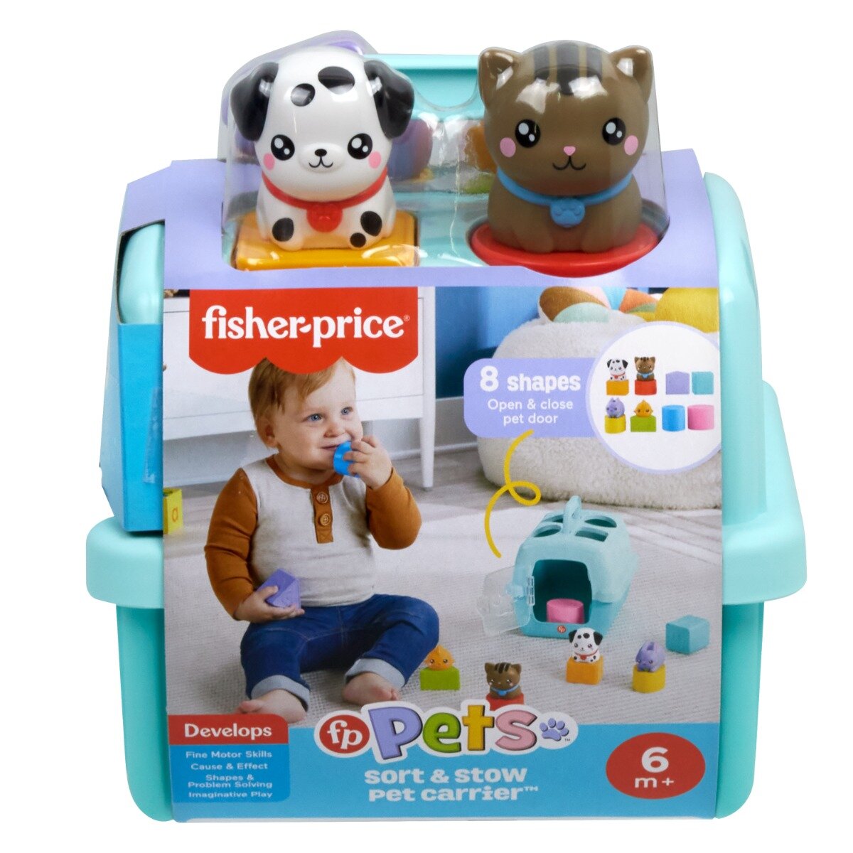 FISHER PRICE Set cu forme de sortat Fp Pets Sort & Stow HTW93