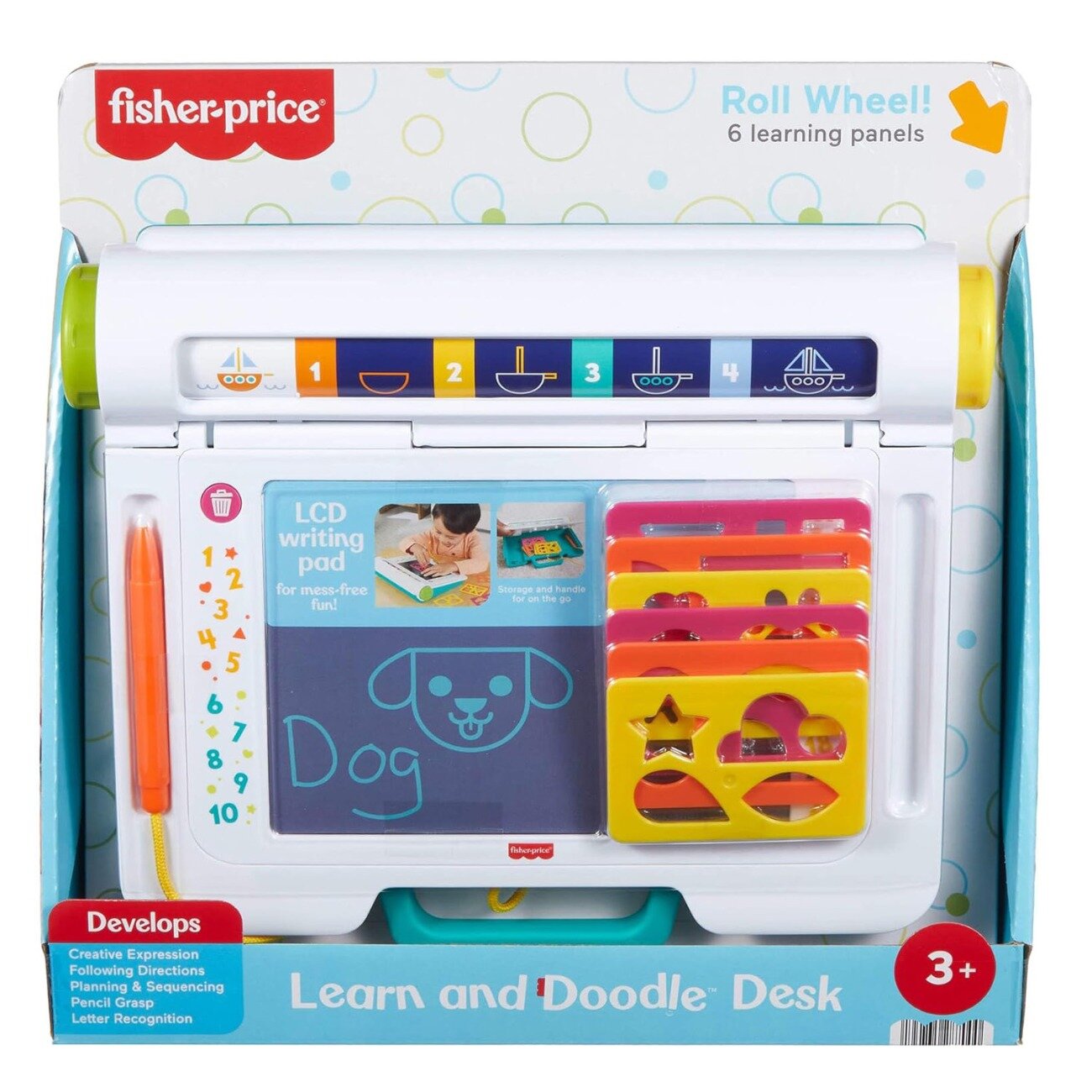 FISHER PRICE Tableta LCD pentru scris si desenat Learn & Doodle Desk JDL70