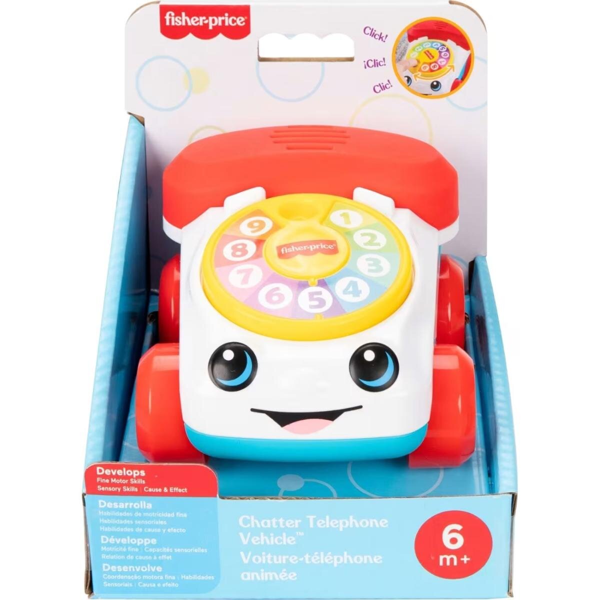 FISHER PRICE Vehicul telefon cu sunete Chatter JKD56