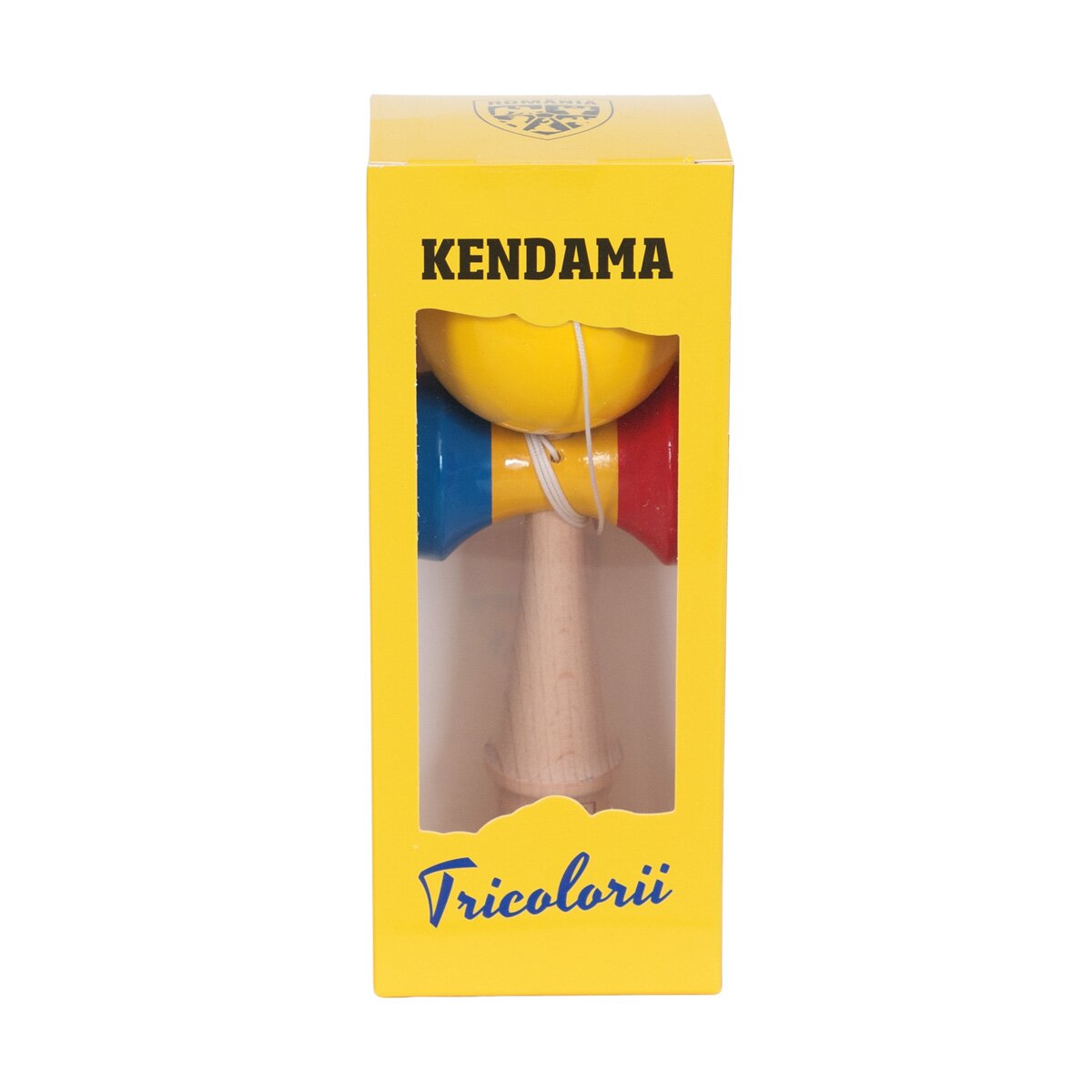 FRF Jucarie de indemanare din lemn Kendama Tricolorii