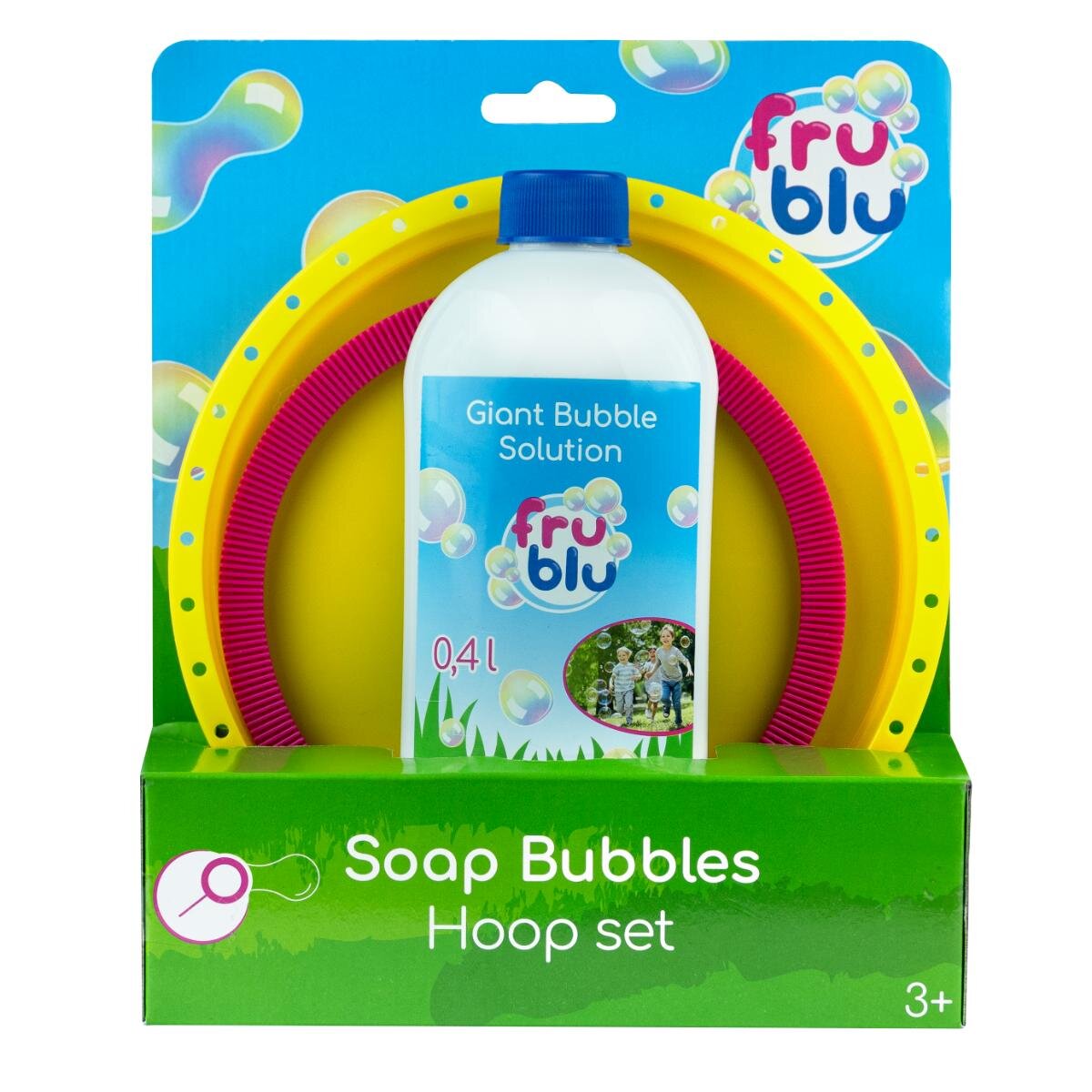 Fru Blu Set baloane de sapun si solutie Hoop 0.4 l