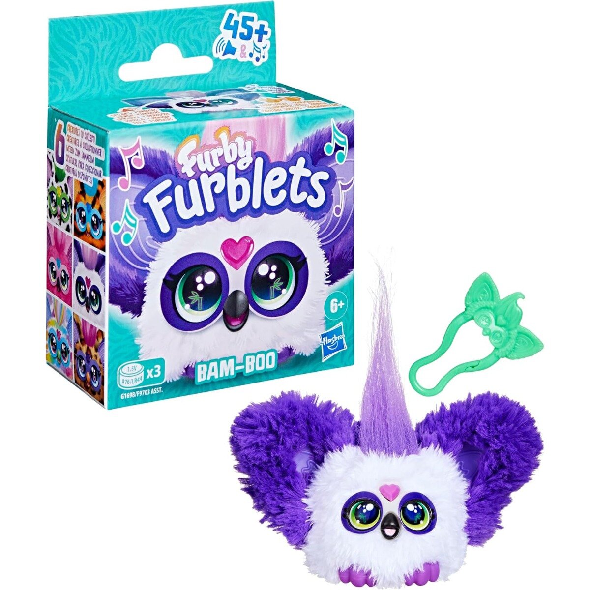 Furby Jucarie de plus interactiva Furblets Bam-Boo G1698