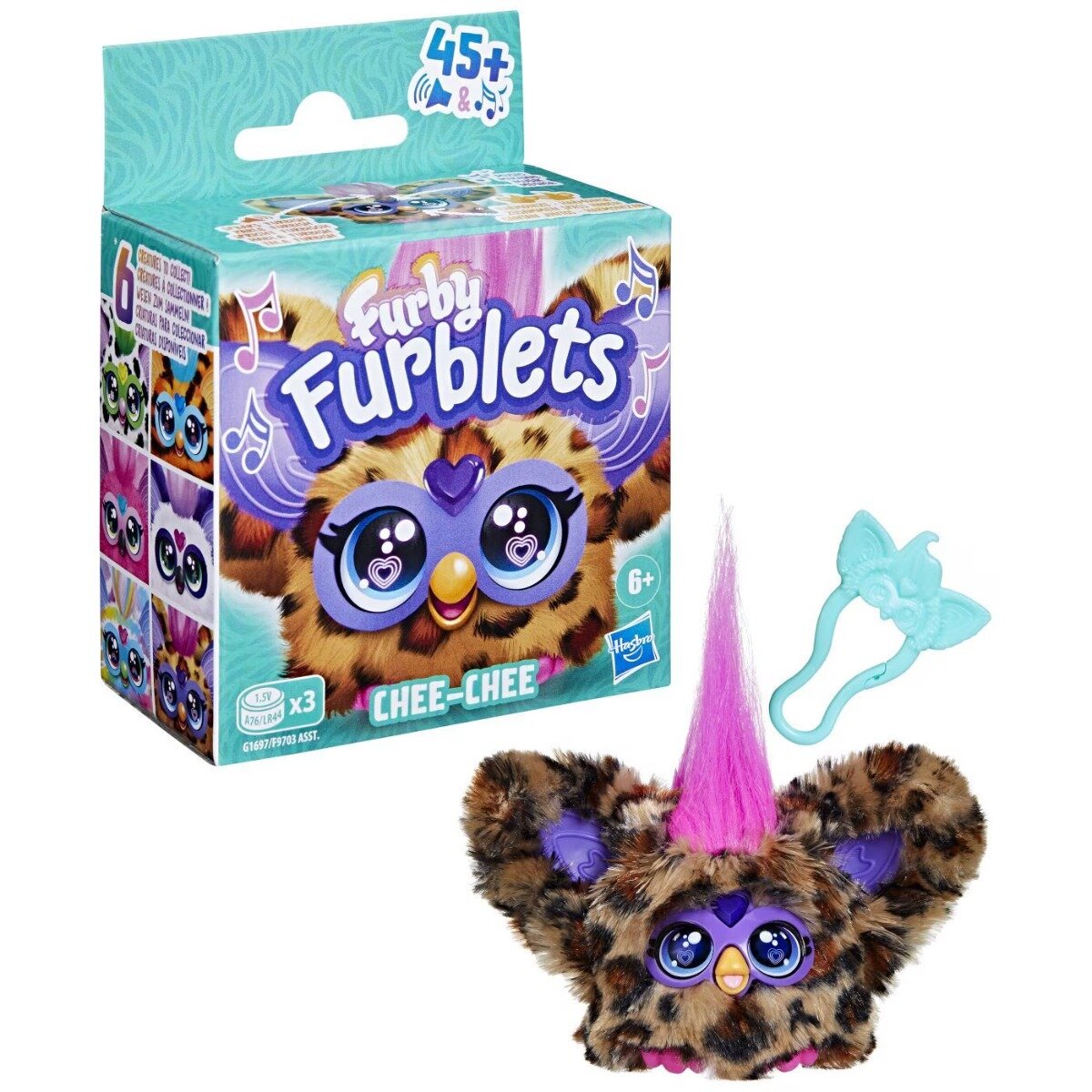 Furby Jucarie de plus interactiva Furblets Chee-Chee G1697