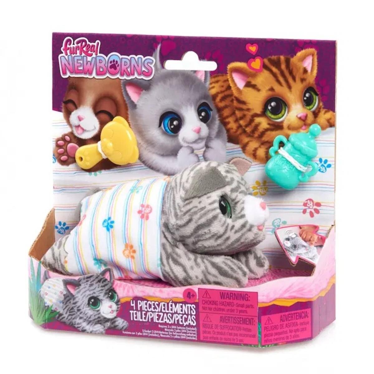 FurReal Jucarie de plus cu accesorii Pisica Gri