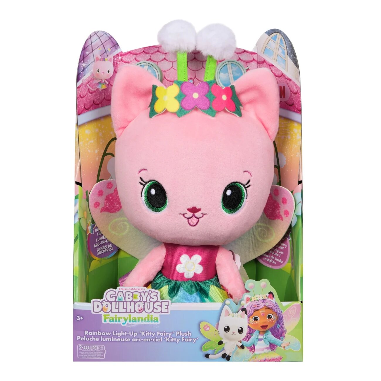 Gabby's Dollhouse Jucarie de plus cu lumini Gabbys Dollhouse Fairylandia Kitty-Fairy