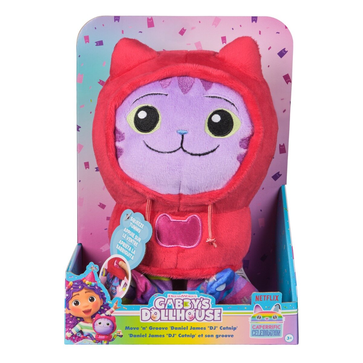 Gabby's Dollhouse Jucarie de plus Gabbys Dollhouse Dj Catnip 6071765
