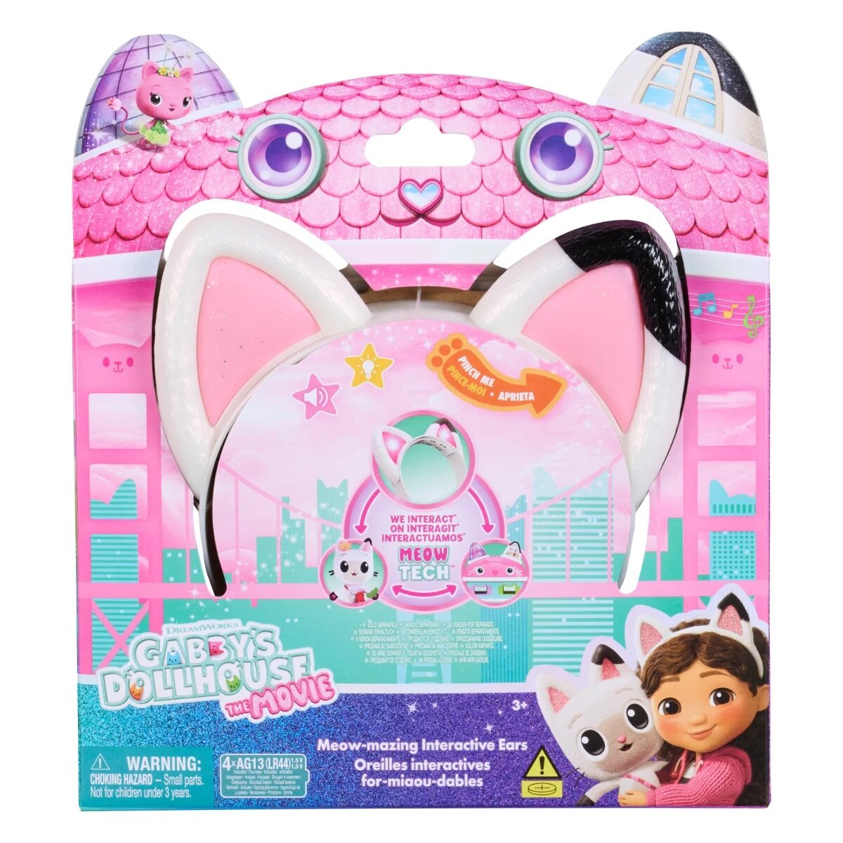 Gabby's Dollhouse Jucarie interactiva Gabbys Dollhouse Urechi muzicale Meow Tech 6074336