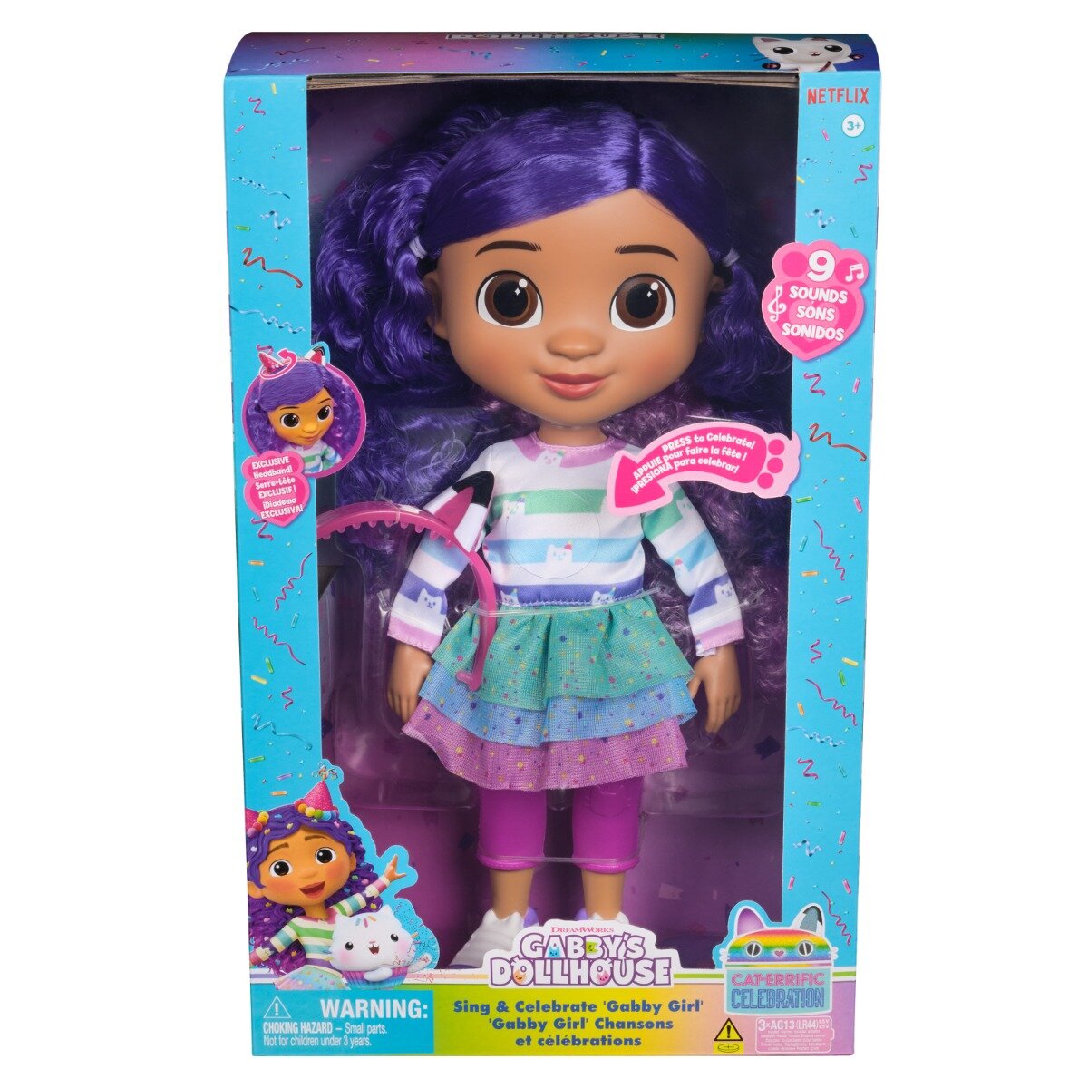 Gabby's Dollhouse Papusa interactiva cu sunete Gabbys Dollhouse 33 cm 6070859