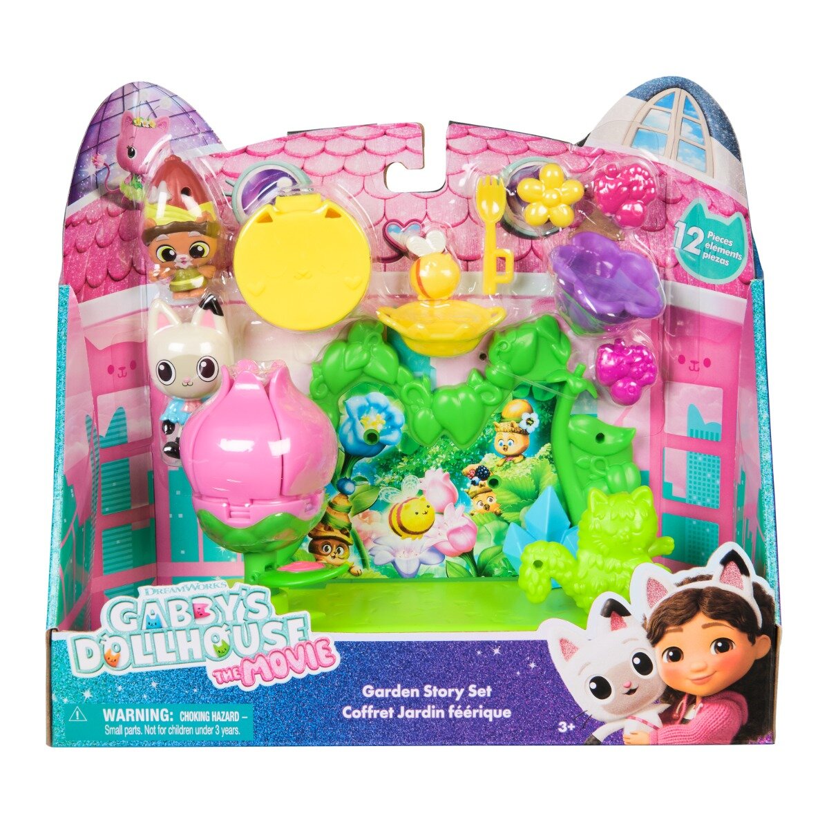 Gabby's Dollhouse Set de joaca cu figurine Gabbys Dollhouse Garden Story 12 piese 6074117
