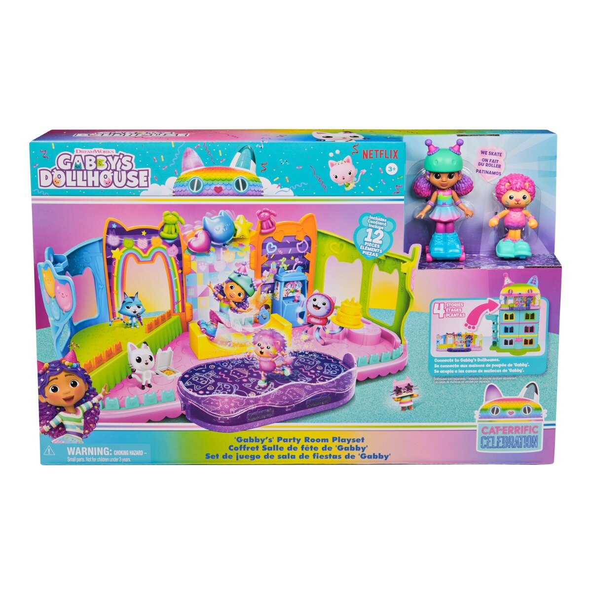 Gabby's Dollhouse Set de joaca cu figurine Gabbys Dollhouse Party Room 6069755