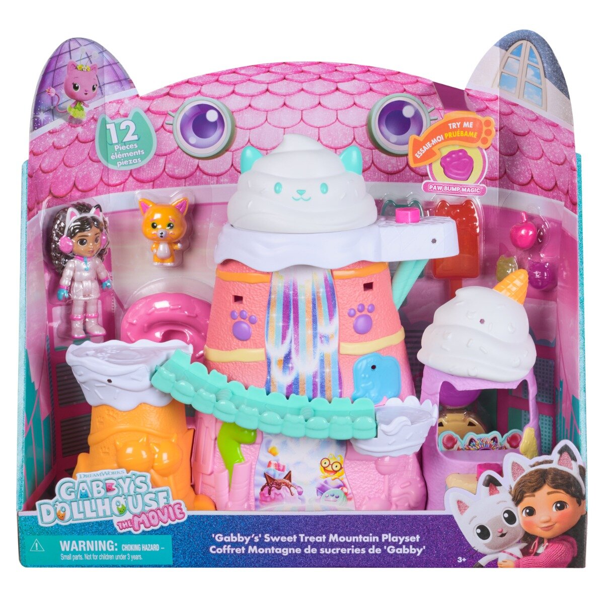 Gabby's Dollhouse Set de joaca cu figurine Gabbys Dollhouse Sweet Treat Mountain 6074119