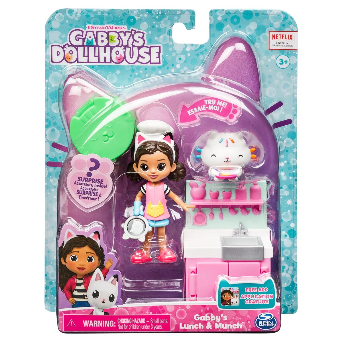 Gabby's Dollhouse Set de joaca cu figurine Lunch and Munch 6066483