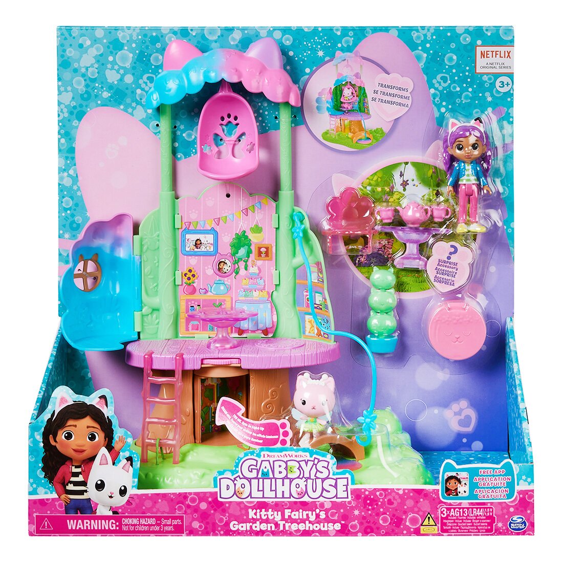 Gabby's Dollhouse Set de joaca cu figurine si accesorii Casa din copac