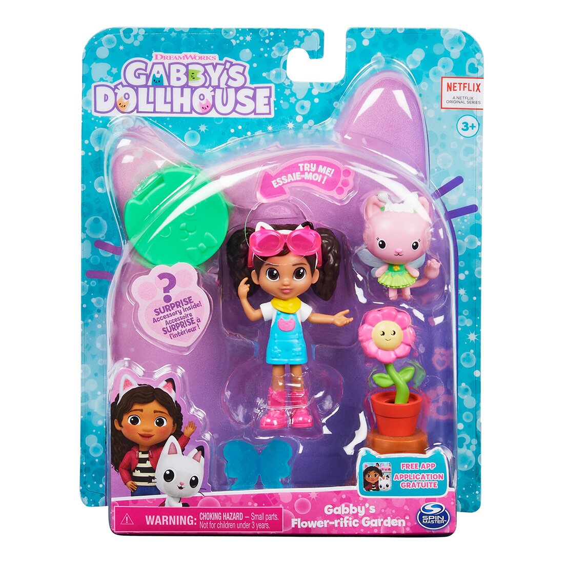 Gabby's Dollhouse Set de joaca cu figurine si accesorii Flower-rific Garden