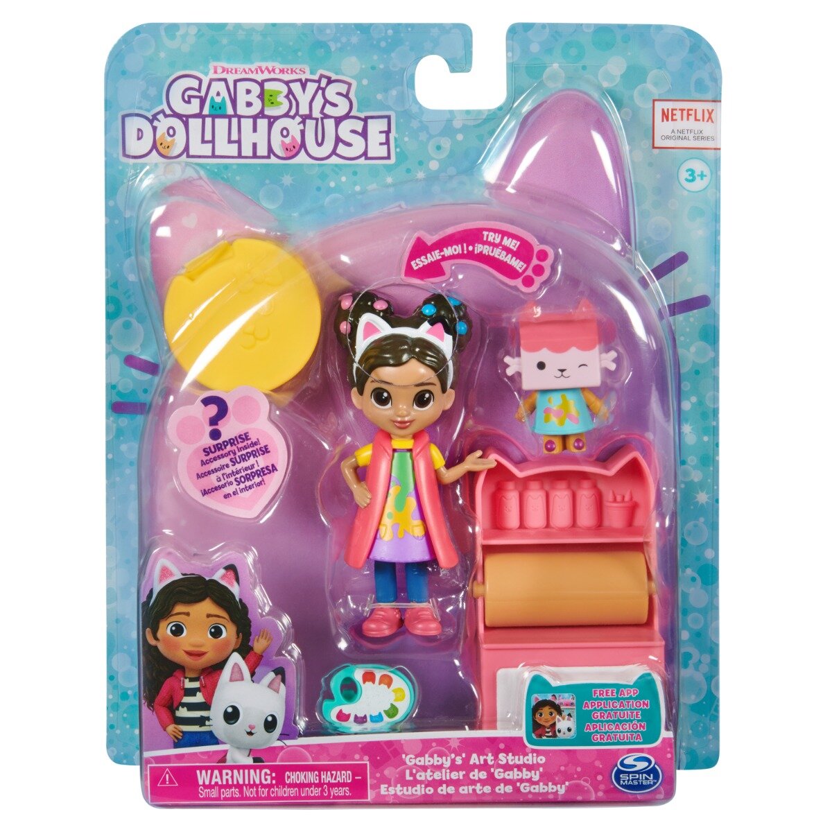 Gabby's Dollhouse Set de joaca cu papusa Gabbys Dollhouse Art Studio 20130493