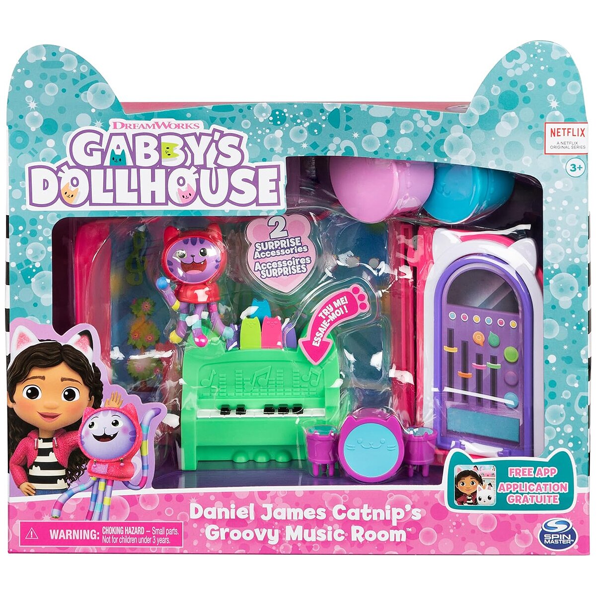 Gabby's Dollhouse Set de joaca Gabbys Dollhouse Camera de muzica a lui Daniel James Catnip 20145703