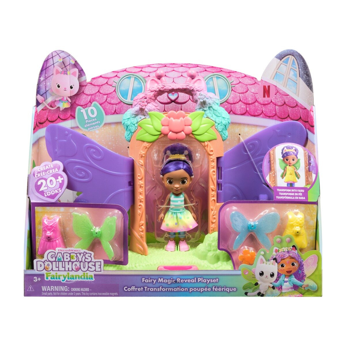 Gabby's Dollhouse Set de joaca Gabbys Dollhouse Fairylandia Fairy Magic Reveal 6075629