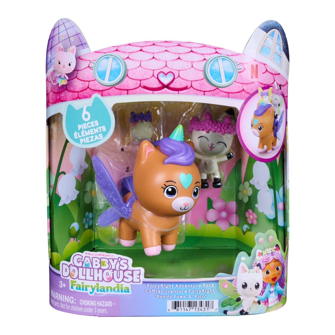 Gabby's Dollhouse Set de joaca Gabbys Dollhouse Fairylandia Pandy Paws si Kico 20157354