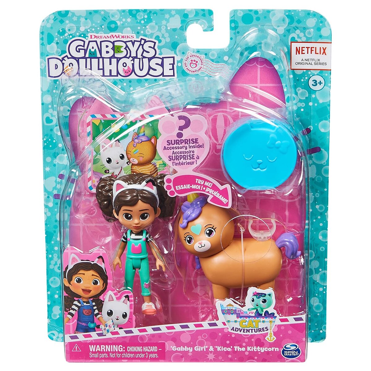 Gabby's Dollhouse Set de joaca Gabbys Dollhouse Gabby Girl si Kico Kittycorn
