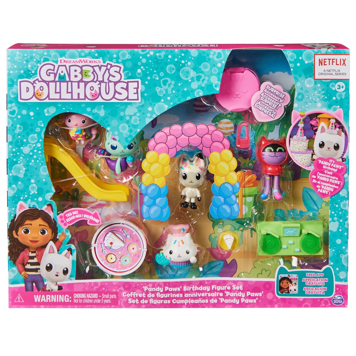 Gabby's Dollhouse Set de joaca Gabbys Dollhouse Petrecerea de ziua lui Pandy 20145456