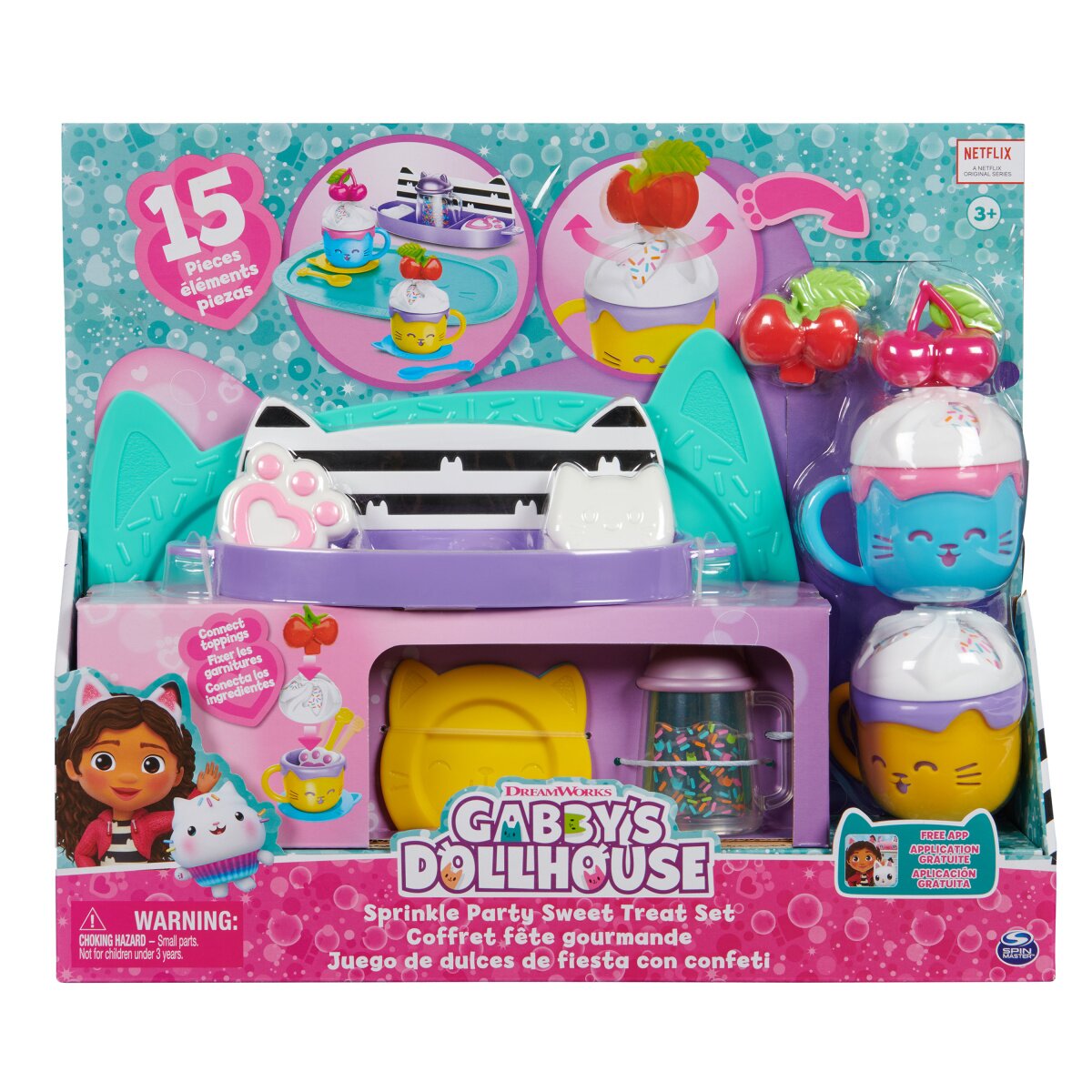 Gabby's Dollhouse Set de joaca Gabbys Dollhouse Sprinkle Party 20142391